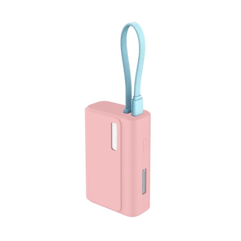 

Silicone Protective Cover For CP13 Mobile Power Ensuring Durability Against Scratches Convenient Port Openings розовый