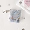 2-in-1 Mini Photo Storage Holder Portable 2 Inch Photo Album Cute Keychain Pendant for Teen Idol Card Collection Gift