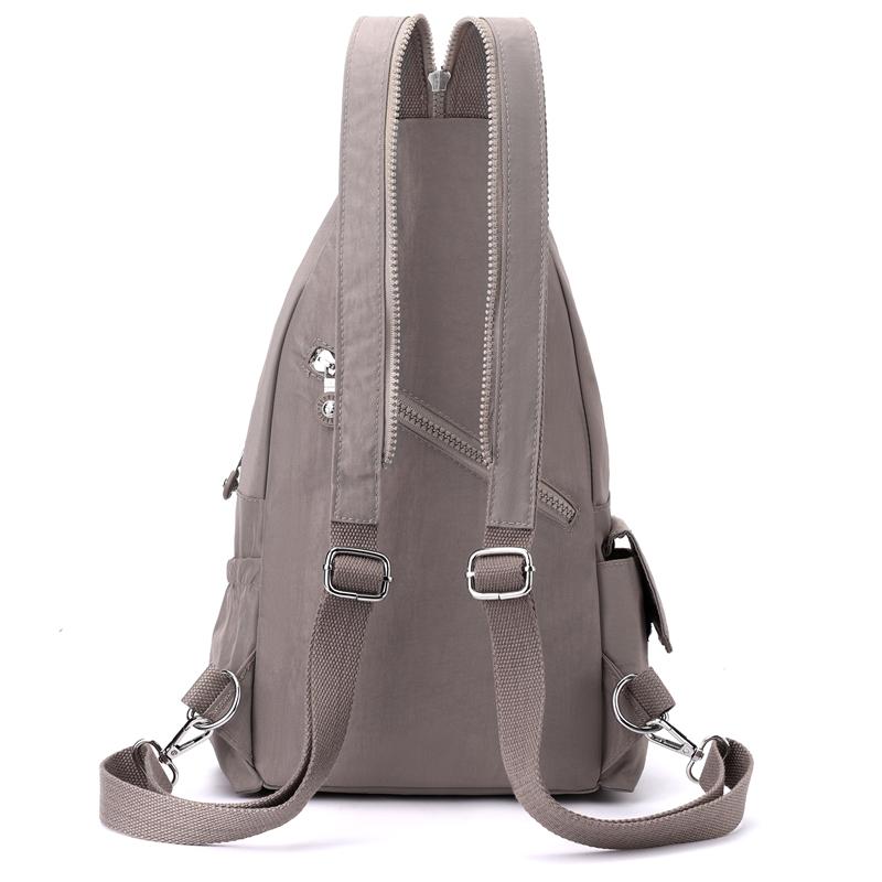 Casual Fabric Backpack for Women Small High-quality Backpack Pretty Style Girls Shopping Crossbody Bag