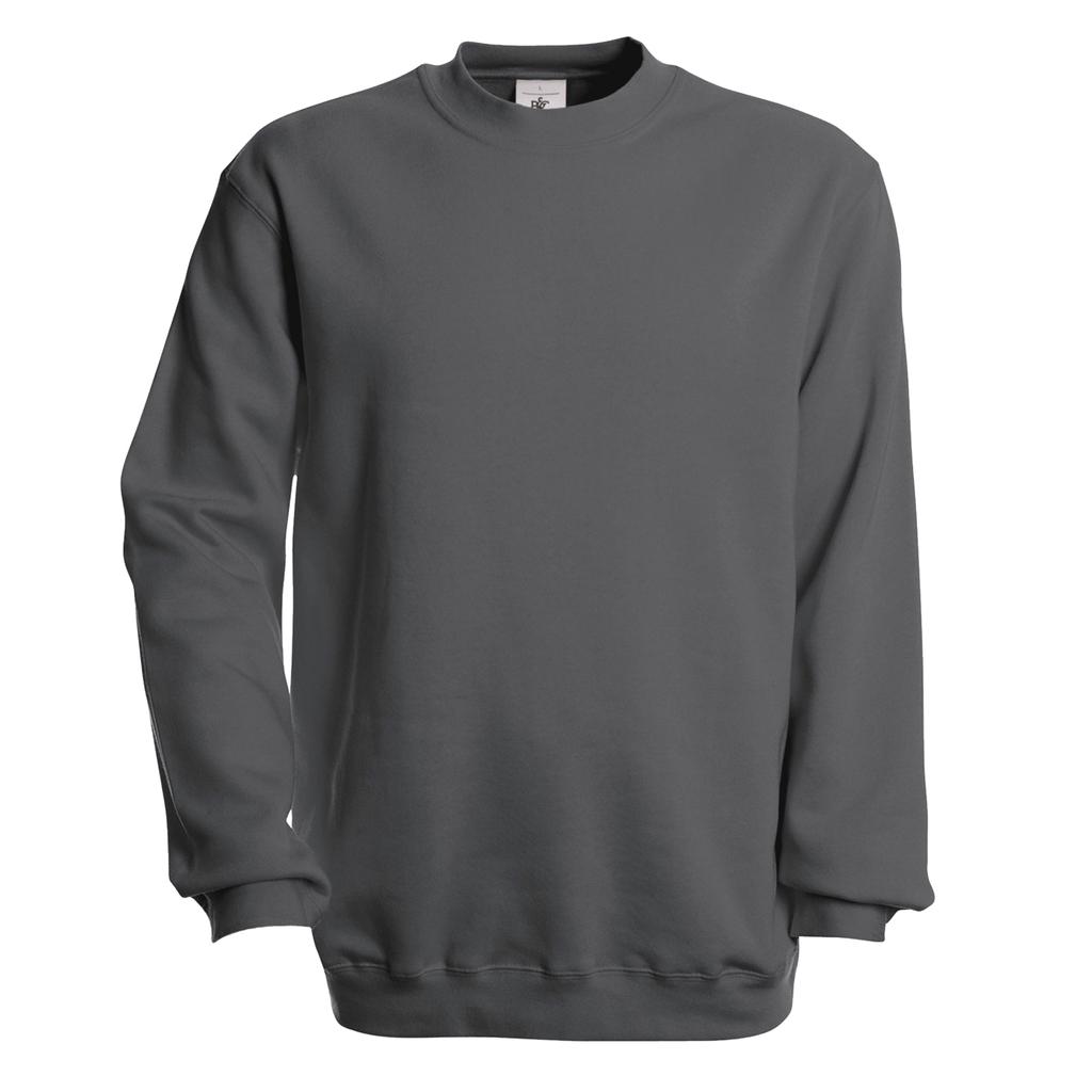 B&C Unisex Set In Modern Cut Crew Neck Sweatshirt