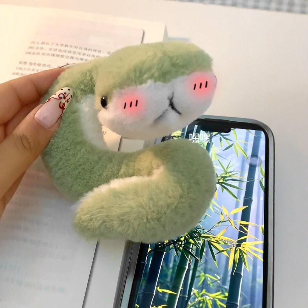 Small Green Snake Plush Toy Year Of The Snake Animal Snake Dolls Bag Decor Stuffed Snake  Kids Toy