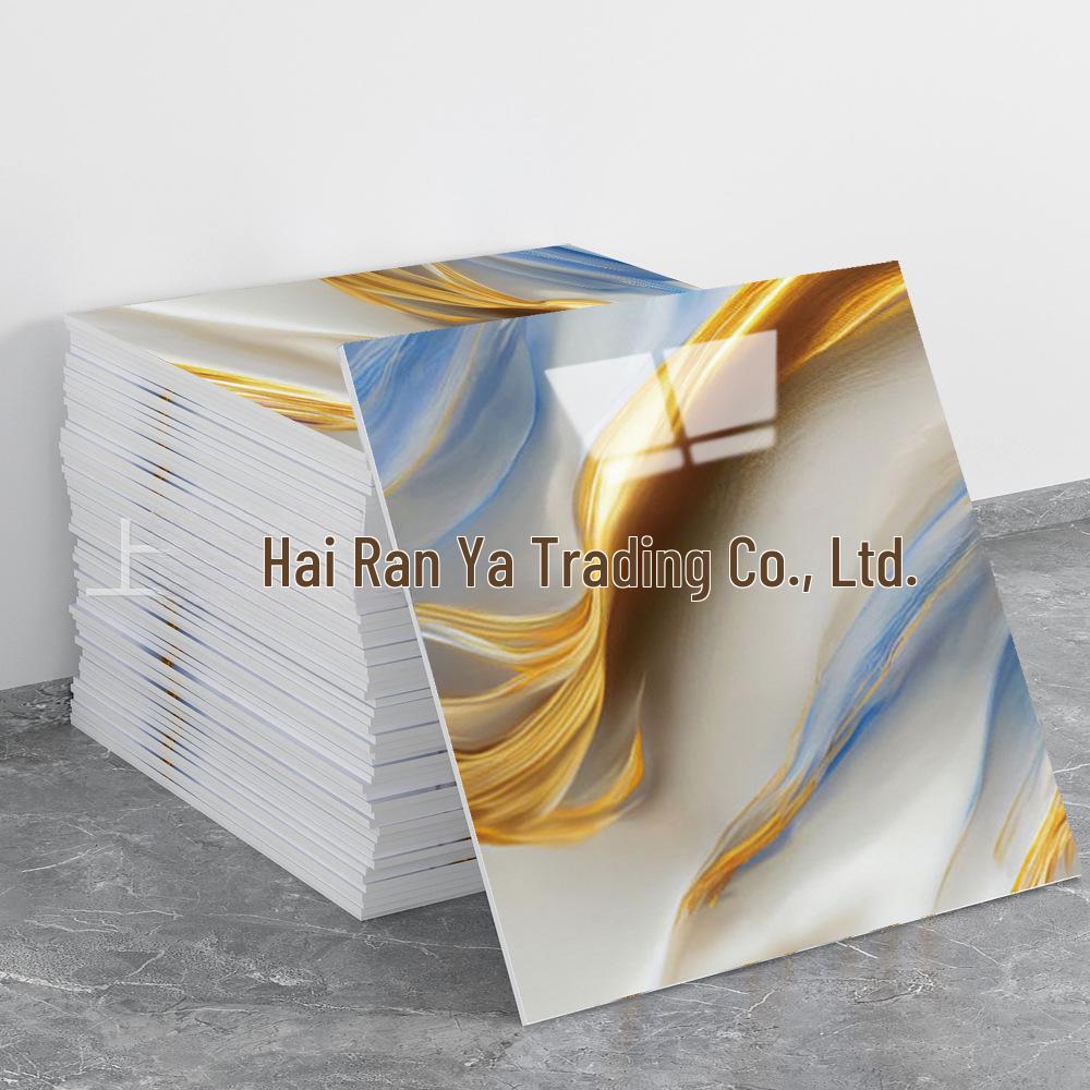 Fliesenimitat 3D Wandaufkleber: Selbstklebende Aluminium-Kunststoff-Paneele für Badezimmer- und Küchenrenovierung.