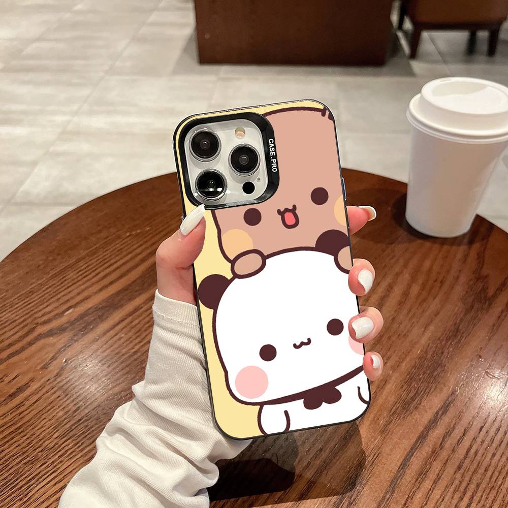 Character Bubu And Dudu Phone Case For IPhone 16 15 14 13 12 11 17 Pro MAX Plus Pro Matte Shockproof Cover