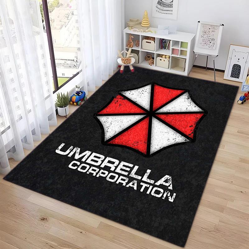 Sci-Fi Game Resident Evil, Umbrella Corporation, Soft Carpet, Home Living Room, Office Chair Pad, Door Mat, Door Mat Carpet U1