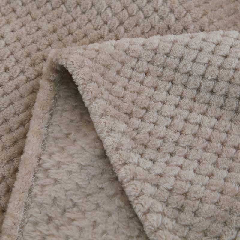 Solid Striped Throw Blanket Flannel Fleece Soft Adult Bed Cover Bedspread for Sofa Bedroom