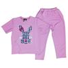 EVERSOUL Loungewear Top and Comfortable Lounge Short One Size Fits All Women's Set, Bottoms, One-Mile Wear, Pants, T-Shirt, Sleeves, (Pink)