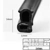 U-Shaped Waterproof Dustproof Rubber Sealing Strip for Cabinets and Car Doors