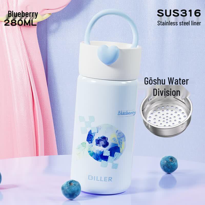 Dilebell Mini Portable Insulated Water Bottle