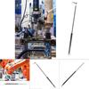 100N Pressure Heavy Duty Auto Gas Spring Hydraulic Support Rod 700mm Center Distance #6