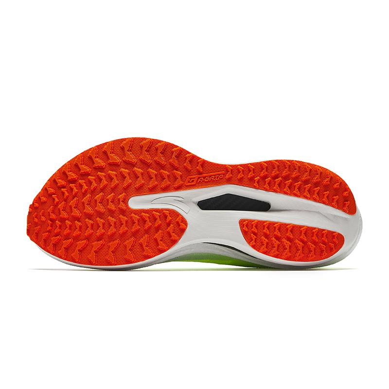New Anta Rocket 6.0 Pro Slip Resistant Abrasion Resistant Low Top Running Shoes Men's White Green