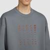 Nike SB Alphabetic Crew Neck Fleece Sweatshirt Unisex Tops Smoke-Grey FB8434-084
