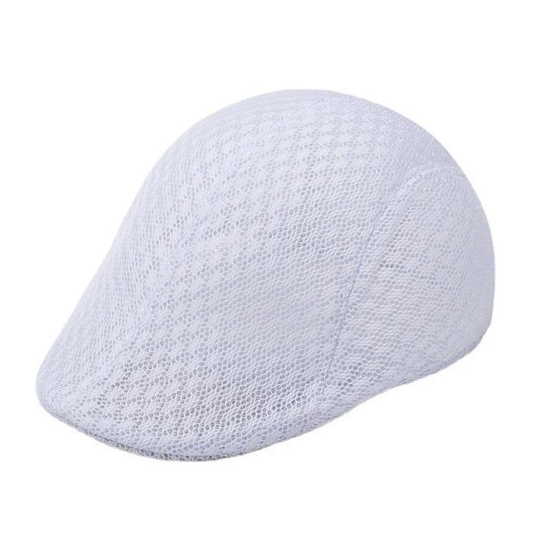 

Travel Summer Sun Hat Baseball Cap Men s Korean Style Trendy Breathable Summer Mesh Cap Women s Peaked Cap білий