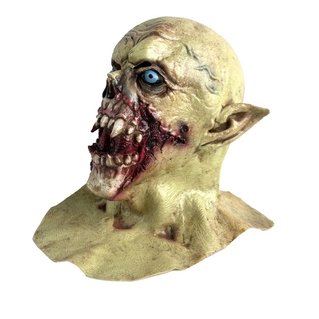 Halloween Cosplay Horror Zombie Rotten Mouth Vampire Latex Mask