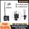 For Bambu Lab X1 Series Hotend Cooling Fan 2510 Dual Ball Bearing Brushless Fan 5V Fans for Bambu X1 X1C 3D Printer Parts
