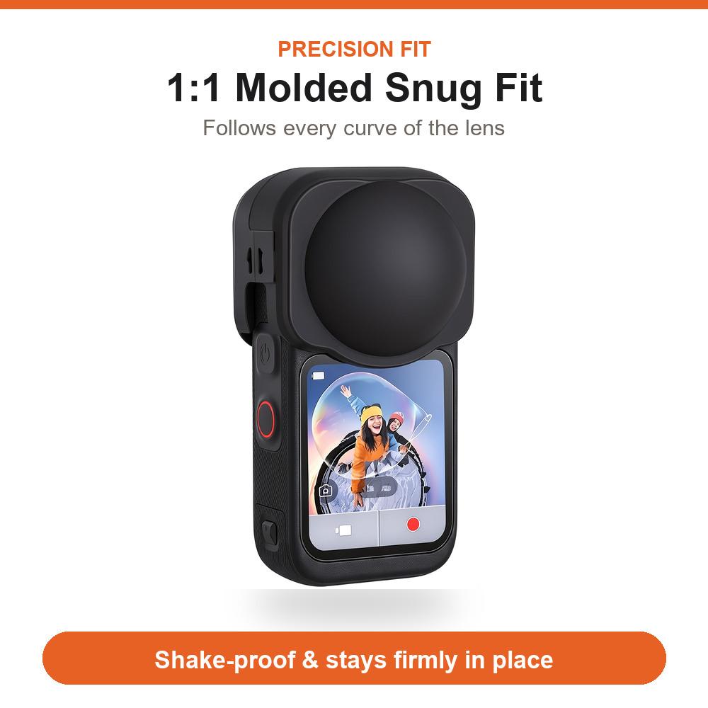 Lens Protector Cover for Insta360 X6 Soft Silicone Lens Cap Anti-Scratch Shockproof Dustproof Guard Panoramic Camera Accessory