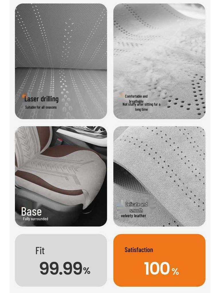 BYD Breathable, Wear-resistant Ramses Qin Plus Seat Cover for Four Seasons - EV/DMI Special Cushion.