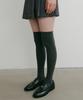 Lugkaeseuteu Asha Overknee Socks_Charcoal