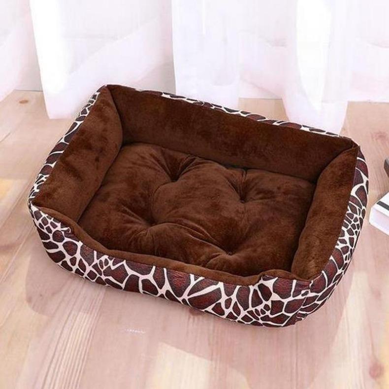 Soft Pet Bed Flannel Thickened Pet Fleece Dog House Soft Fleece Nest Dogs Baskets Mat Puppy Kennel For Cat Breathable Pets Bed