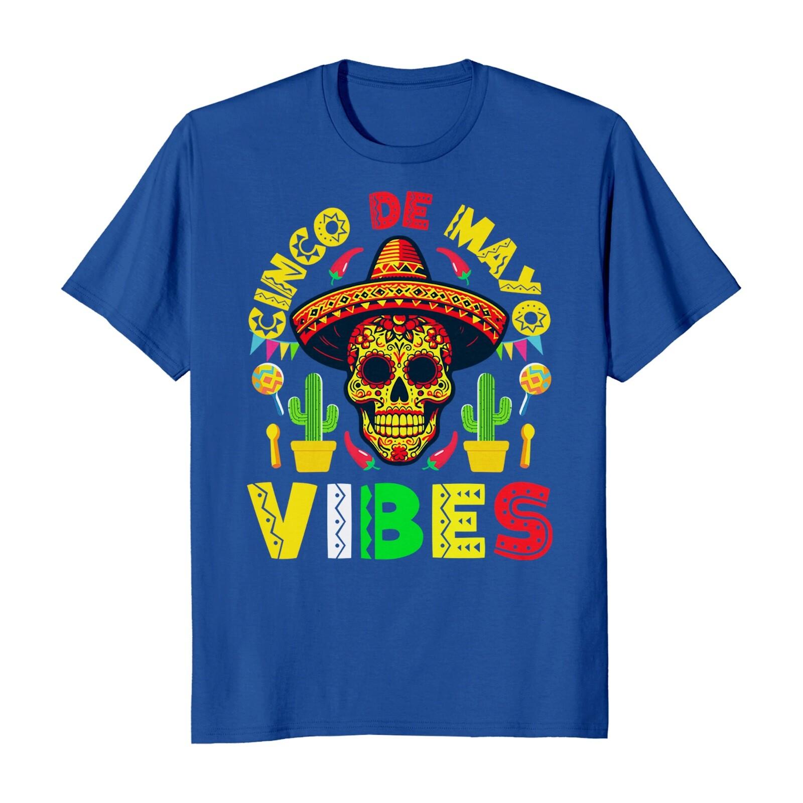 Cinco De Mayo Vibes Batalla De Puebla Hispanic Heritage T-Shirt S разноцветный