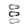 Trendy Spring Gourd-Shaped Keychain Carabiner with Stainless Steel Hook