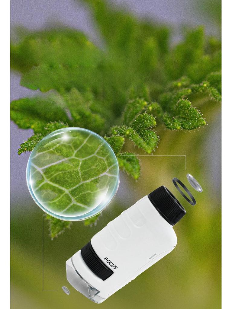 Xueyouma Handheld Portable Microscope Science Set for Kids
