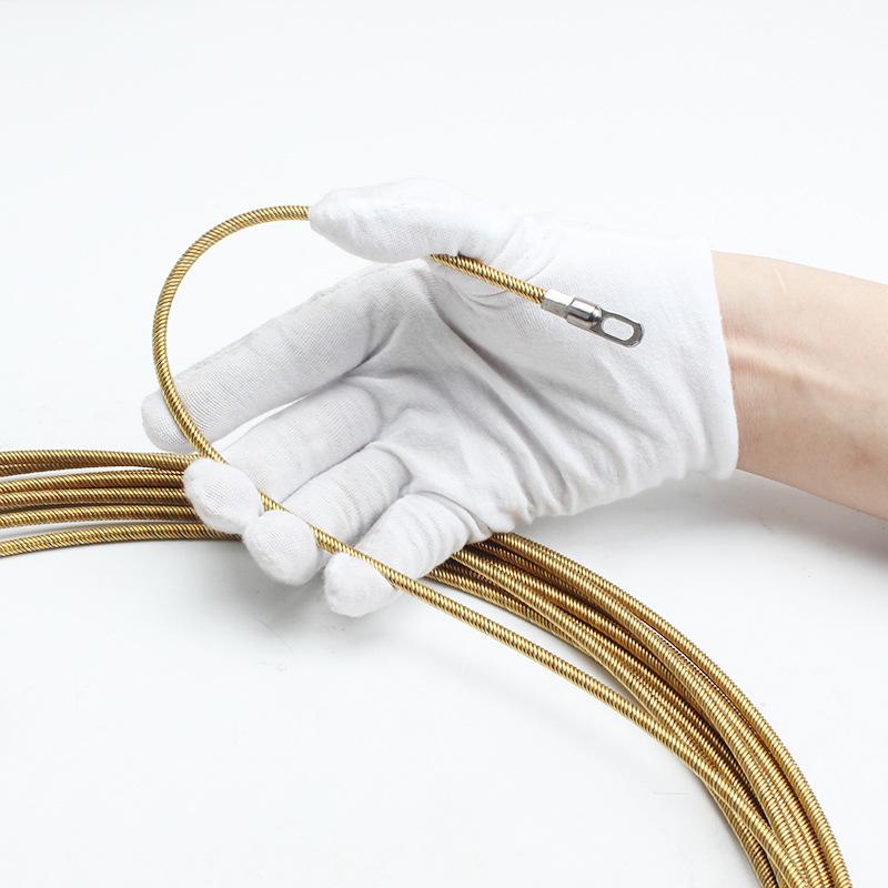 Flat Head Steel Electric Wire Puller with Rubber Coating: Cable Conduit Tool