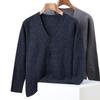 Men's 100% Pure Wool V-Neck Cardigan Sweater