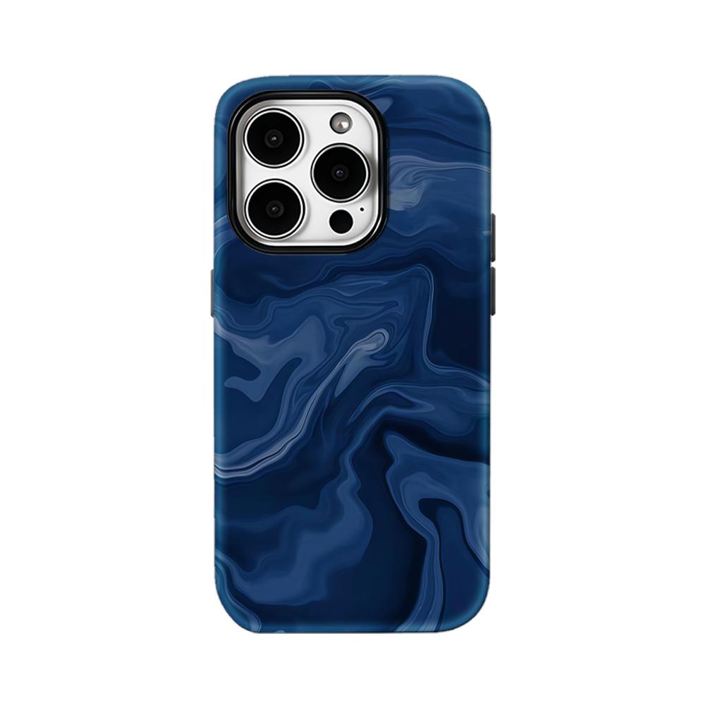 Pouzdro na telefon Hlubokomořské vlnky pro IPhone 16 15 14 13 12 11 X XS XR XSMAX 7 8 Pro Max Plus Dvouvrstvý zadní kryt