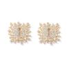 DIGADAGU Alloy Rhinestone Keyhole Geometric Stud Earrings New Simple Exaggerated Earrings Women Party Zircon Accessories