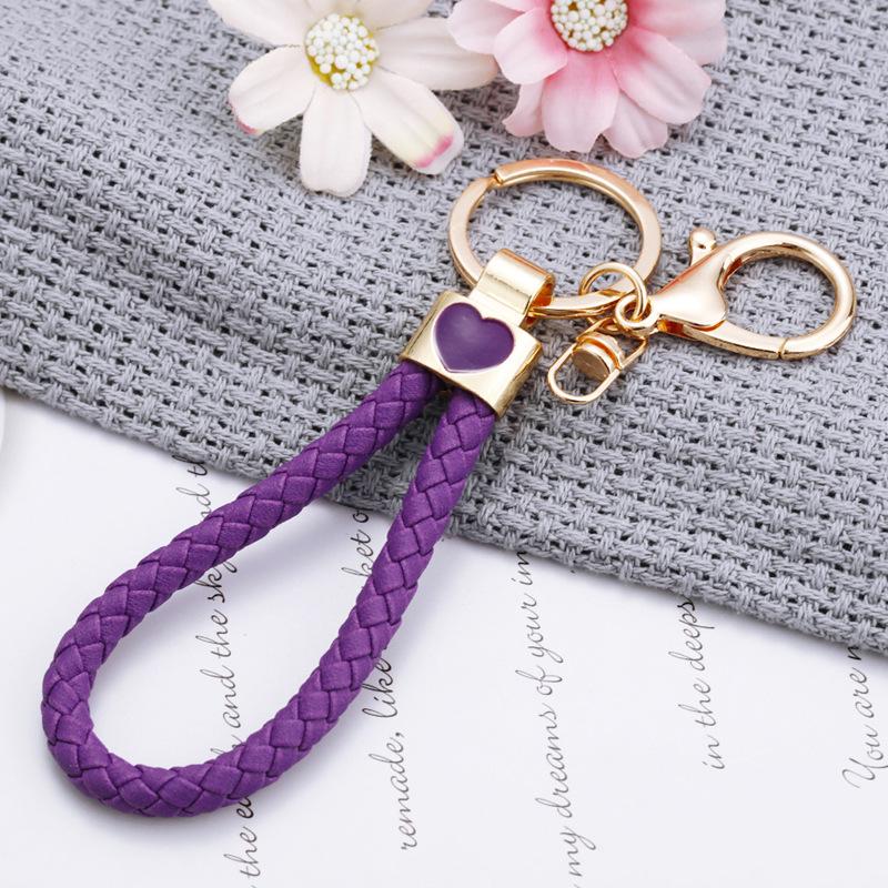 Nouveau Mignon Strass Simulation Fruit Petit Citron Porte-clés Dessin Animé Sac Femme Porte-clés Voiture Anneau K5121