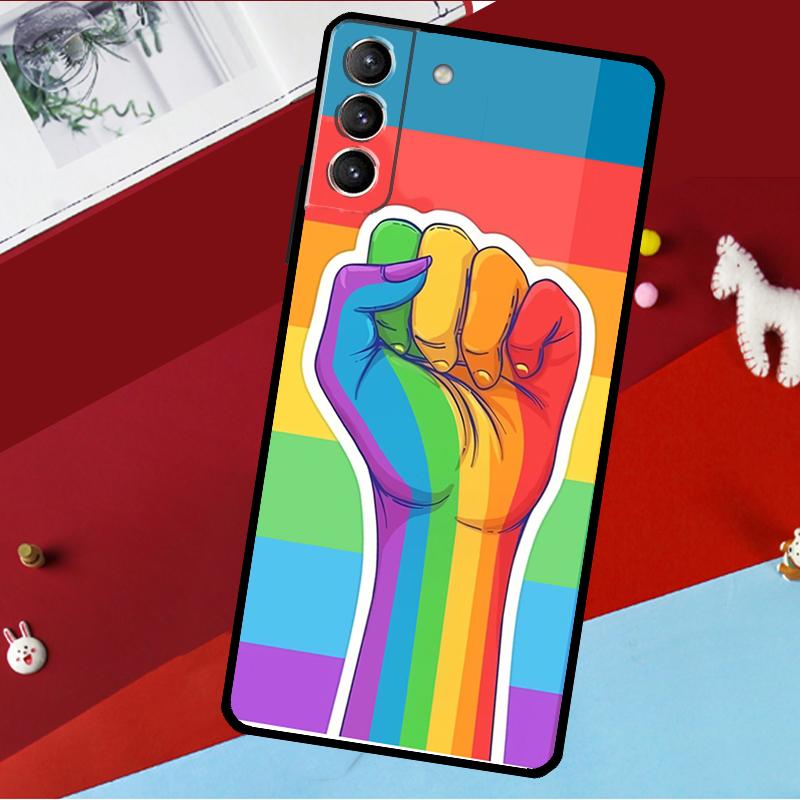 

LGBTQ Lesbian Gay Pride Rainbow Funda For Samsung Galaxy S26 S25 S24 S21 S22 S20 Ultra S9 S10 Plus S23 FE S25 FE Phone Case Galaxy S26Ultra