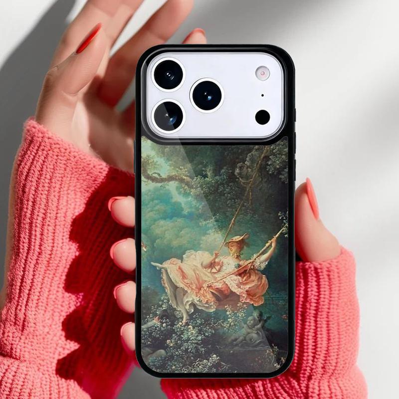 Renaissance Art Paint Phone Case for iPhone 17 Air 16e 15 14 13 Pro Max Back Cover for 12 11 Pro Coque