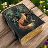 Fox Leather Grimoire Journal: Vintage Book of Shadows, Deckle Edge Paper