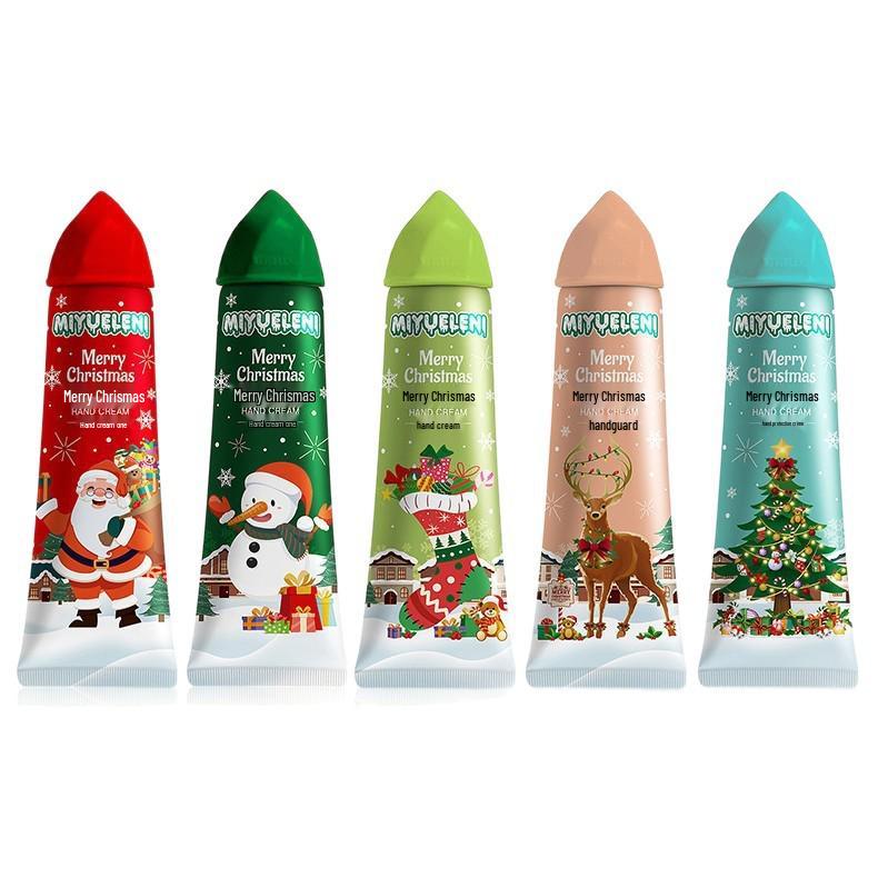 Mi Yue Le Ni Christmas Ice Cream Hand Cream 30g - Hydrating, Non-Greasy, Moisturizing, Refreshing Cone
