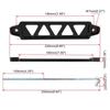 Universal Aluminum Auto Battery Holder 218mm 190mm Easy Install Tie Down Mount Bracket For Enhanced Battery Safety
