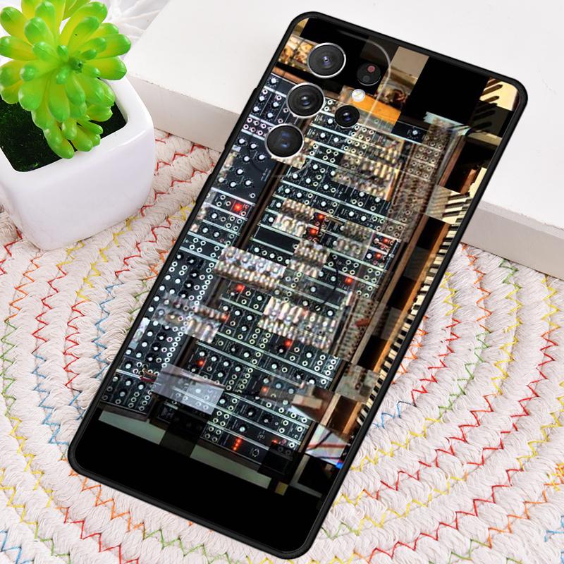 Vintage Synth Synthesizer Soft TPU Phone Case For Samsung Galaxy Note 10 Pro S26 S25 S24 S23 S22 Ultra Plus S21 FE S20 Cover