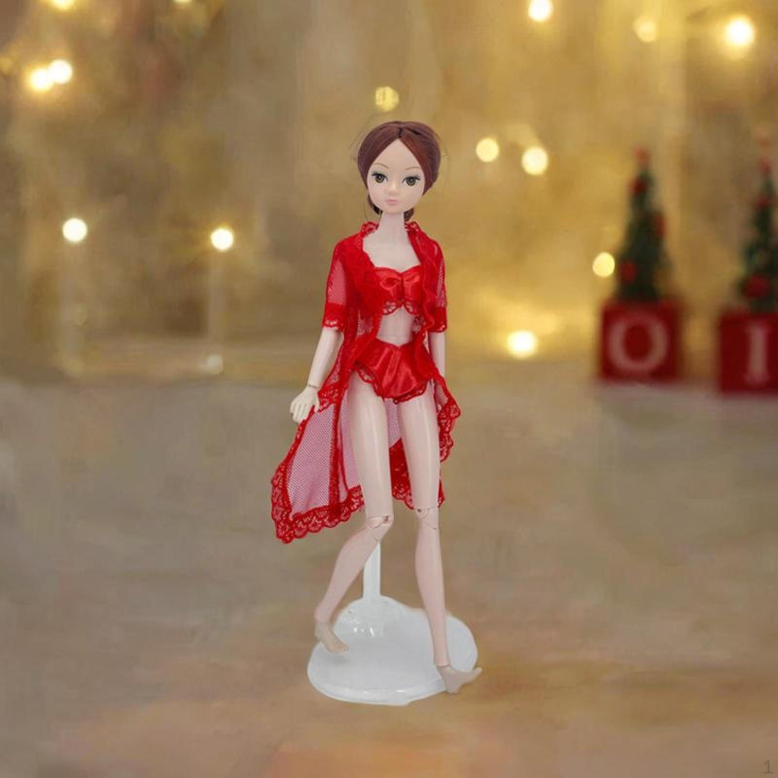 

Коллекция ночной одежды и купальников для куклы 11,5 дюймов красный