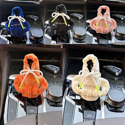 Multi Color Hoodie Style Car Gear Lever Cover Manual Gear Protection Decorative Cover Car Accessories Suitable for All Models