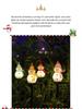 Christmas Snowman Solar Ground Lights for Outdoor Garden and Lawn Decoration