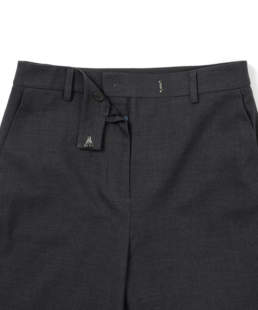 LEFTSEOUL Classic Slacks Pants [Gray]