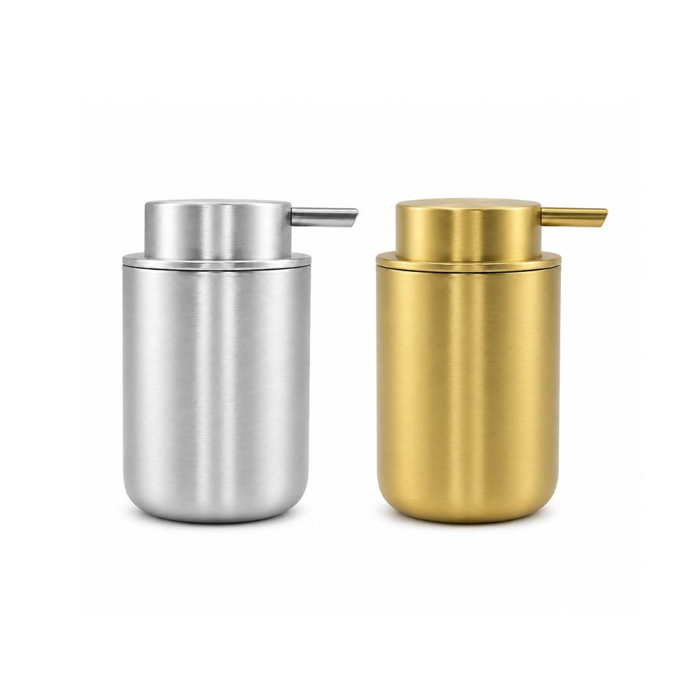 3.74x2.95x4.92x3.66in Lotion Dispenser Gold/Silver Foaming Soap Dispenser Home Decor