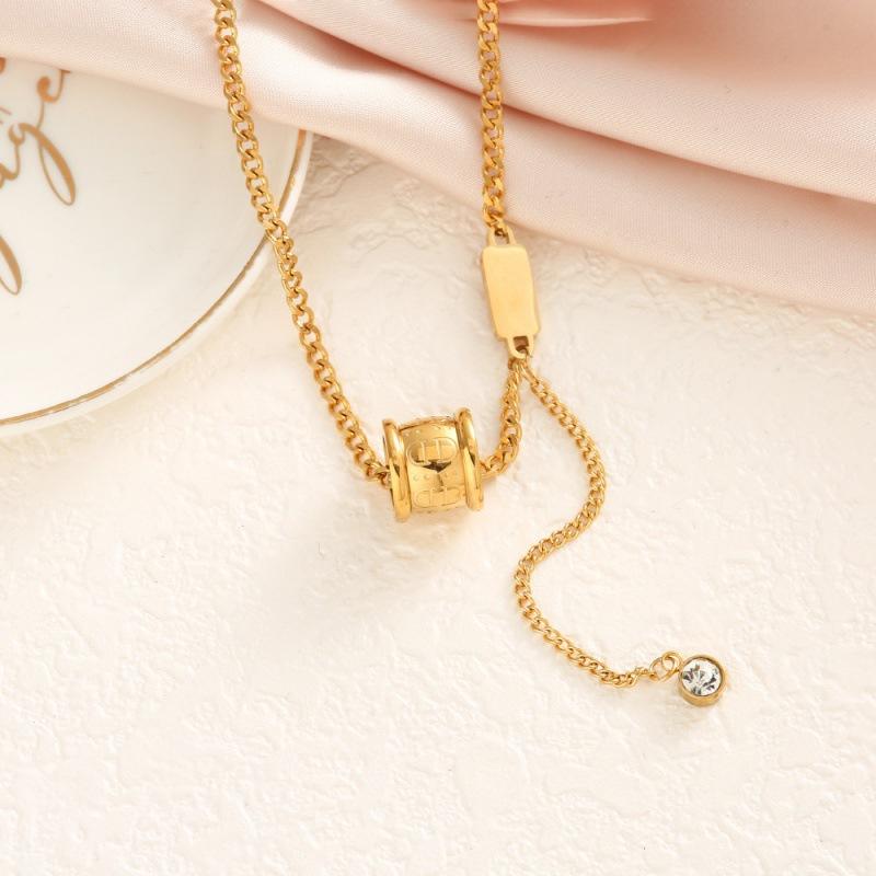 Clavicle Chain All-match Titanium Steel Necklace
