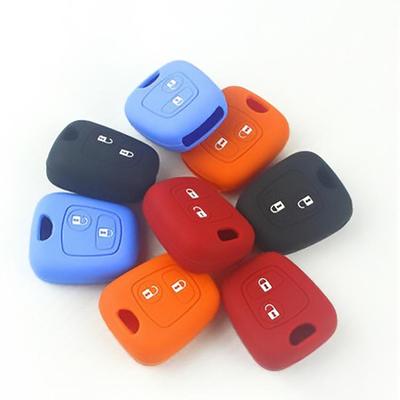Silicone Cover for Dongfeng Peugeot 206, 207, 307 Straight Remote Car Key