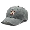 Cartoon Dog Tree Branch Printed Baseball Cap Adjustable Fashion Baseball Hat Cozy Distressed Sport Hat For Streetwear Travelling