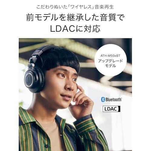 Audio-Technica ATH-M50xBT2 Wireless Headphones DJ Headphones Bluetooth Wired Headphones 45mm Large Diameter Driver AAC LDAC Low Latency Mode Beam