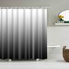 Gradient Bath Curtain For Home Decor Waterproof Shower Curtain With 12 Hooks Bathroom Curtain Bathroom Decor Cortina