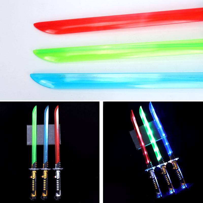 75CM Children's Luminous Samurai Sword Toy with Flashing Music and Seven Colors