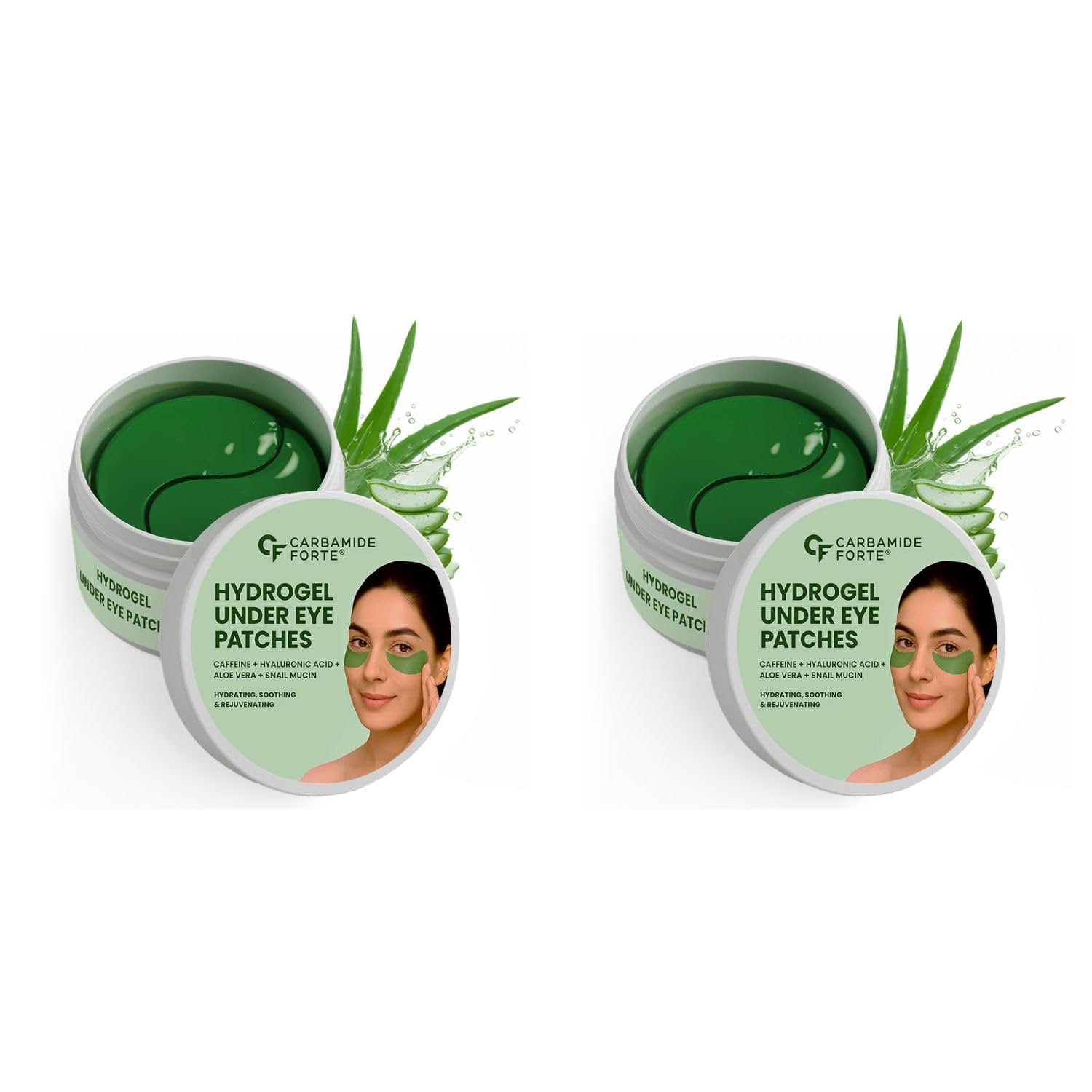 

Carbamide Forte Hydrogel Under Eye Patches For Dark Circles, Puffiness & Fine Lines, 60 Patches (30 Pairs) X 2-Pack Eye Care Mask