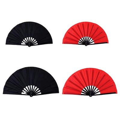 Chinoiserie Gift Wedding Party Decor Yoga Fan Kung Fu Fan Plastic Bone Fan Folding Stage Fan
