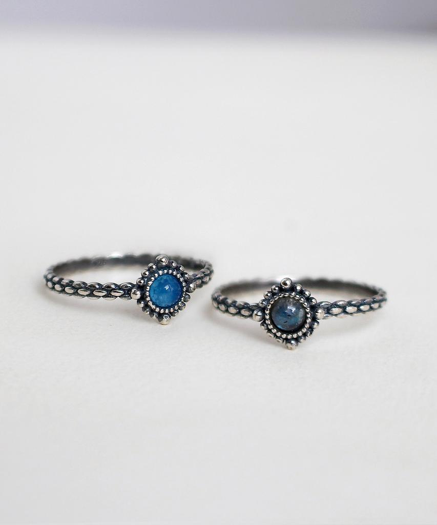 47Bag 925 Silver Natural Gemstone Ring Ariel/ Arie